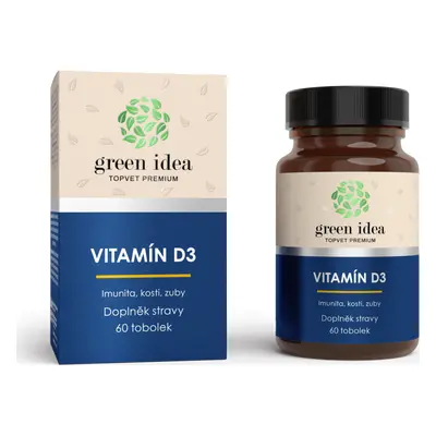 Green idea Vitamín D3 GREEN IDEA, 60 tbl