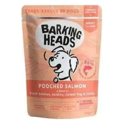 BARKING HEADS Kapsička pro psy Pooched Salmon BARKING HEADS, 300 g