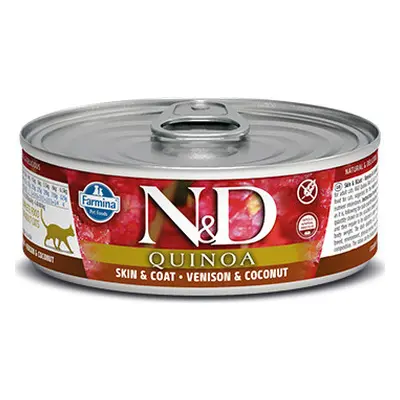 N&D (Farmina Pet Foods) N&D GF CAT QUINOA Adult Venison & Coconut 80 g