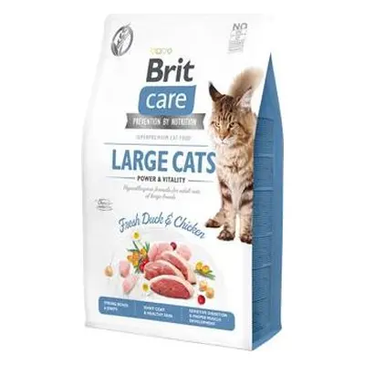 Granule pro kočky Brit Care GF, Large cats Power&Vitality, 2 kg