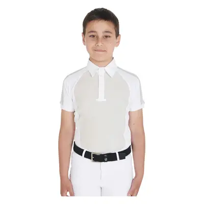 EQUESTRO Triko závodní Slim Fit EQUESTRO, chlapecké, greige