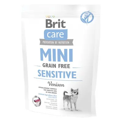 Granule pro psy Brit Care Mini Grain Free, Sensitive, 400 g