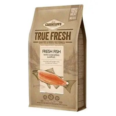 Granule pro psy Fresh Fish with Chickpeas and Apples Carnilove True Fresh, 4 kg