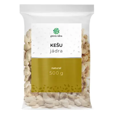 Green idea Kešu jádra GREEN IDEA, 500 g