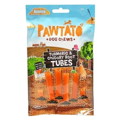 Benevo Pamlsky pro psy Pawtato Tubes Turmeric & Chicory Root Benevo, 90 g