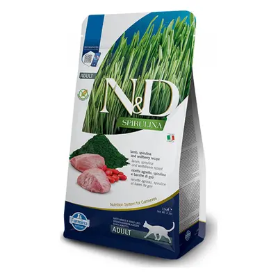 N&D (Farmina Pet Foods) Granule pro kočky N&D SPIRULINA, Adult Lamb & Wolfberry, 1,5 kg