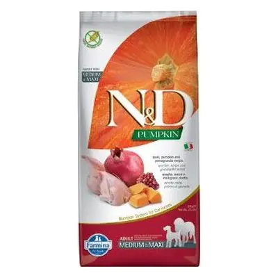 N&D (Farmina Pet Foods) Granule pro psy N&D, křepelka+dýně+granátové jablko, 12 kg