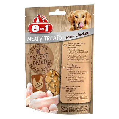 Pamlsky pro psy 8in1 Meaty Treats FD, Chicken, 50 g