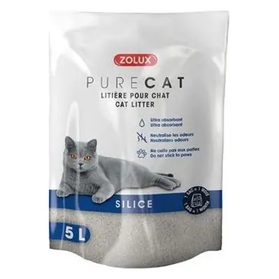 Zolux Podestýlka Purecat Natural Silica Zolux, 5 l