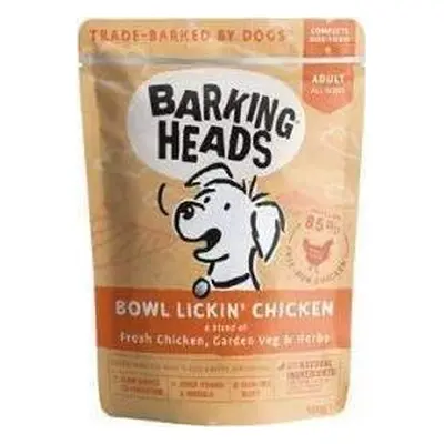 BARKING HEADS Kapsička pro psy Bowl Lickin’ Chicken BARKING HEADS, 300 g