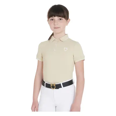 EQUESTRO Tričko polo EQUESTRO, dětské, beige