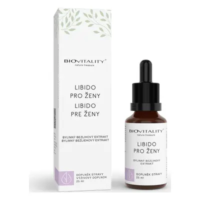 Biovitality Tinktura bezlihová Libido pro ženy Biovitality, kapky, 25 ml