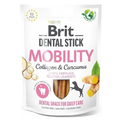 Pamlsky pro psy Brit Dog Dental Stick Mobility, Curcuma&Collagen, 7 ks