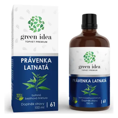 Green idea Tinktura bezlihová Právenka latnatá GREEN IDEA, 100 ml