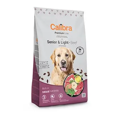 Granule pro psy Calibra Dog Premium Line Senior&Light Beef, 12 kg