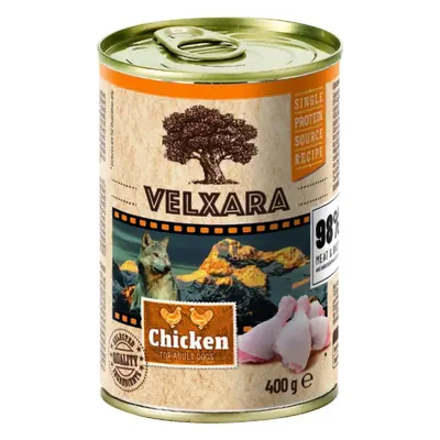 Konzerva pro psy Velxara Paté Adult Chicken, 400 g