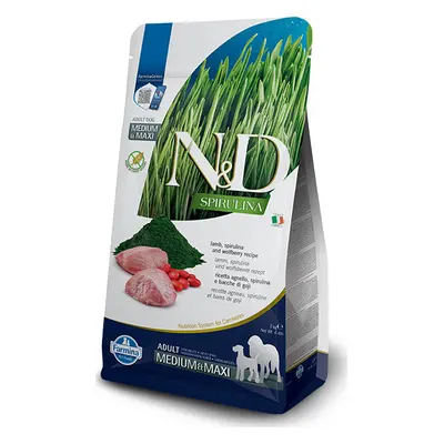 N&D (Farmina Pet Foods) Granule pro psy N&D SPIRULINA, Adult M/L, Lamb & Wolfberry, 7 kg