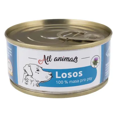 All Animals Konzerva pro psy All Animal, losos mletý, 90 g