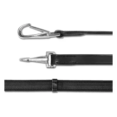 WALDHAUSEN Otěže X-Line Non-Slip w/Carabiner Waldhausen, 120/140 cm, černé