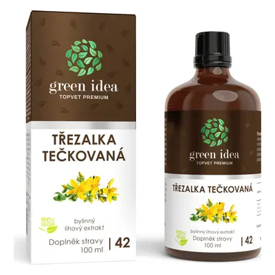 Green idea Bylinný lihový extrakt - Třezalka GREEN IDEA, 100 ml