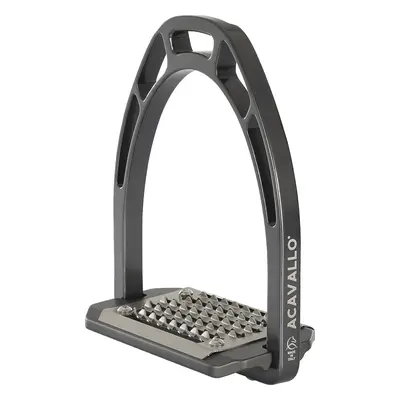 ACAVALLO Třmeny Arco Evolution Alupro Aluminium Acavallo, 13 cm, charcoal