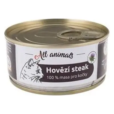 All Animals Konzerva pro kočky ALL ANIMALS, hovězí, 100 g