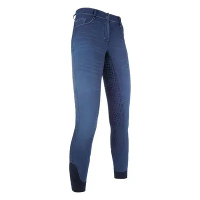 HKM Rajtky Summer Denim HKM, prodloužené, s gripem, jeans blue