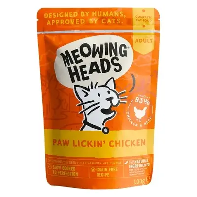 MEOWING HEADS Kapsička pro kočky Meowing Heads, Paw Lickin’ Chicken, 100 g