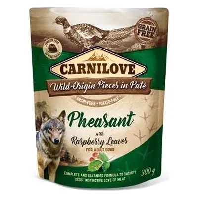 Carnilove Dog Pouch Paté Pheasant & Raspberry 300 g