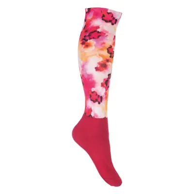 HKM Podkolenky jezdecké Essentials HKM, red/pink