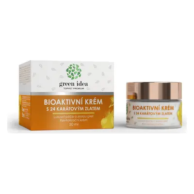 Green idea Krém Bioaktivní s 24 karátovým zlatem GREEN IDEA, 50 ml