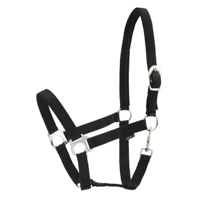 Horseguard Ohlávka se stříbrným kováním Nylon HorseGuard, černá