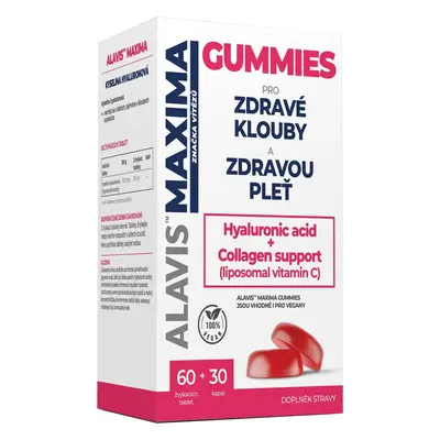 Doplněk stravy Gummies ALAVIS MAXIMA, 60+30