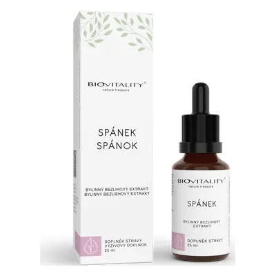 Biovitality Kapky Spánek Biovitality, tinktura, 25 ml