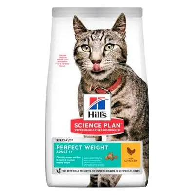 Granule pro kočky Hill's Fel. Dry SP Adult Perfect Weight, Chicken, 7 kg