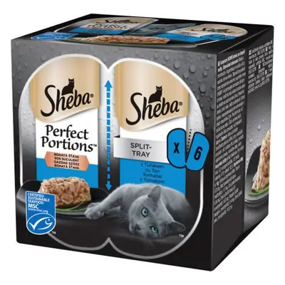 Kapsičky pro kočky Sheba Perfect Portions, tuňák, 6x37,5 g