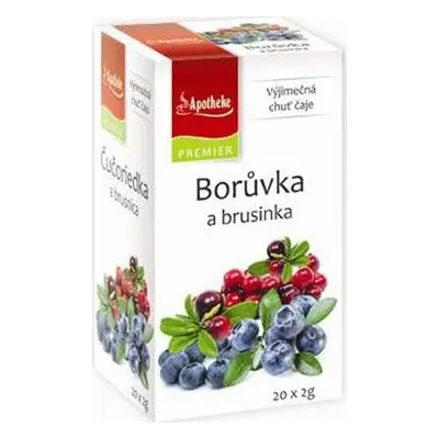 Apotheke Čaj Apotheke, borůvka/brusinka 20 sáčků