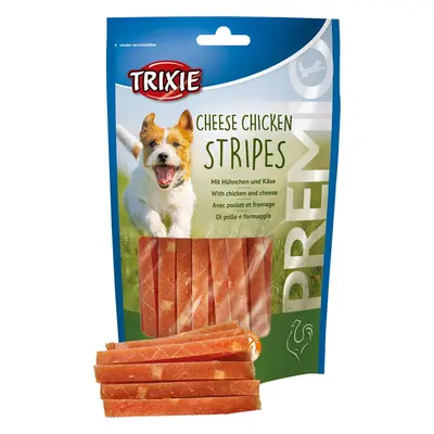 Pamlsky pro psy Trixie Premio, CHICKEN CHEESE STRIPES, 100 g