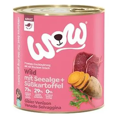 Rebel Dog Konzerva pro psy WOW Adult, zvěřina s batáty, 800 g