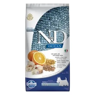 N&D (Farmina Pet Foods) N&D OCEAN DOG LG Adult Mini Codfish & Orange 7 kg