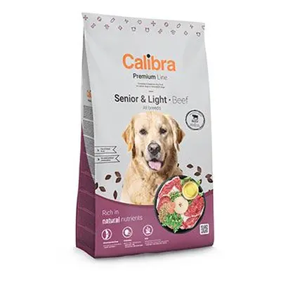 Granule pro psy Calibra Dog Premium Line Senior&Light Beef, 3 kg