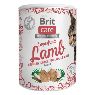 Pamlsky pro kočky Brit Care Cat Snack Superfruits Lamb, 100 g