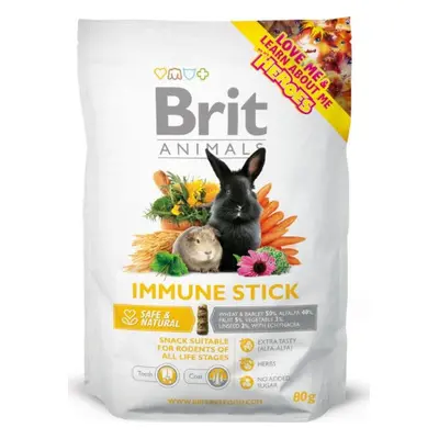 Pamlsky pro hlodavce Brit Animals Immune Stick for Rodents, 80 g