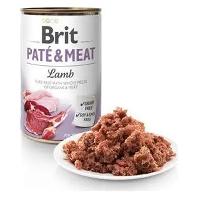 BRIT Konzerva pro psy Paté & Meat Lamb Brit, 800g x