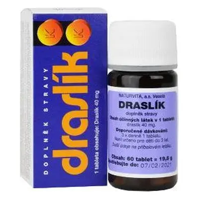 Naturvita Draslík Naturvita, 40 mg/60tbl