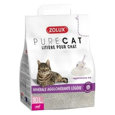 Zolux Podestýlka Purecat Mineral Light Clumping Zolux, 10 l