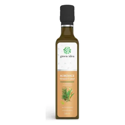 Green idea Sirup Borovicový - třtinový GREEN IDEA, 250 ml