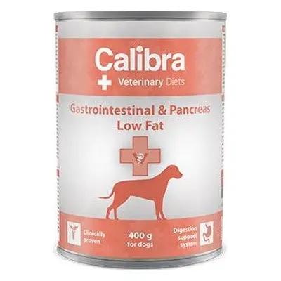 Konzerva pro psy Calibra VD Dog Gastrointestinal Low Fat, 400 g