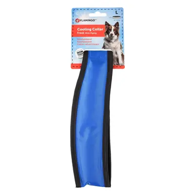 Flamingo Obojek chladící pro psy Flamingo, L, 49-56 cm, blue/black