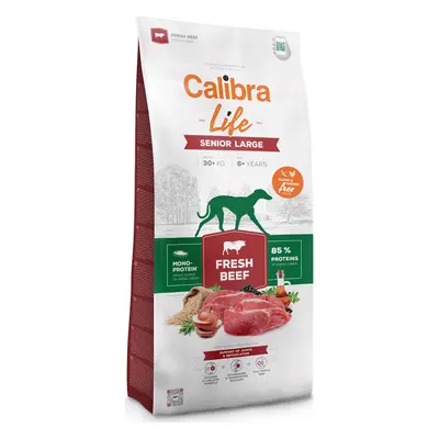 Granule pro psy Calibra Life Senior Large Fresh Beef, 12 kg